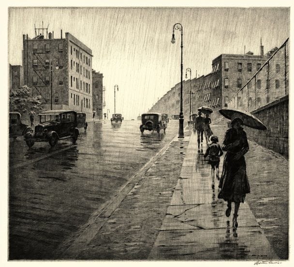 Artwork Title: Rainy Day, Queens