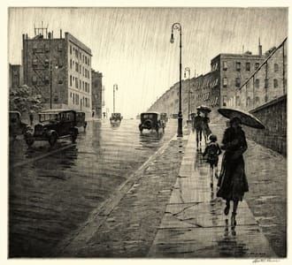 Artwork Title: Rainy Day, Queens