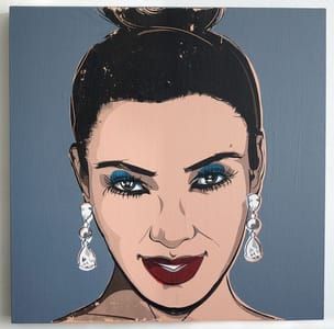 Artwork Title: A Modern Monroe #2 A Portrait of Kim Kardashian West