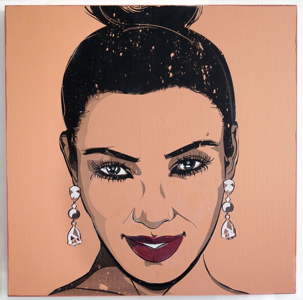Artwork Title: A Modern Monroe A Portrait Kim Kardashian West