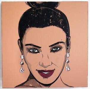 Artwork Title: A Modern Monroe A Portrait Kim Kardashian West