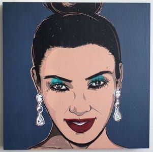 Artwork Title: A Modern  Monroe #3 A Portrait of Kim Kardashian West