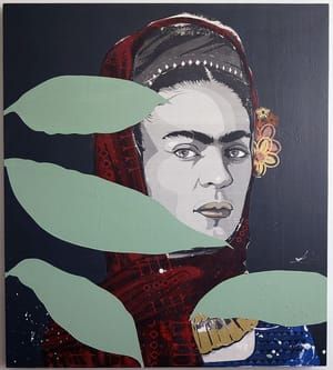 Artwork Title: La Casa Azul ( Revised ): A Portrait of Frida Kahlo 2016