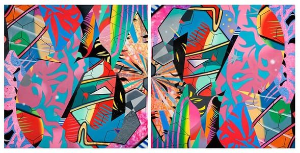 Artwork Title: Rappstration I Diptych