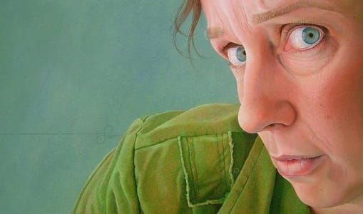 Artwork Title: Groen jasje (een zelfportret) (Green Jacket: A Self Portrait)