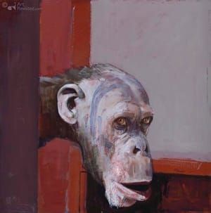 Artwork Title: Apen Portret I (Monkey Portrait I) 2001