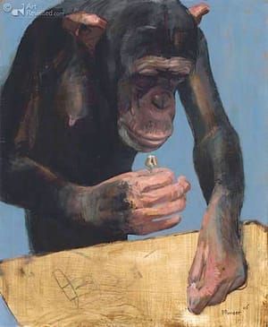 Artwork Title: Aap met ring (Monkey with Ring)