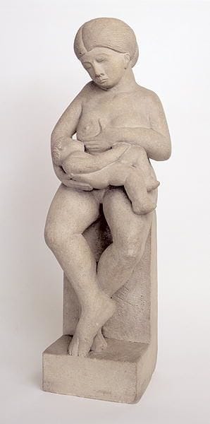 Artwork Title: Madonna and Child 1 - feet crossed, 1909