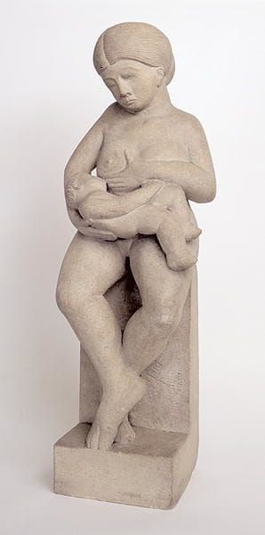Artwork Title: Madonna and Child 1 - feet crossed, 1909