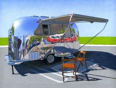 Artwork Title: Palm Springs Airstream