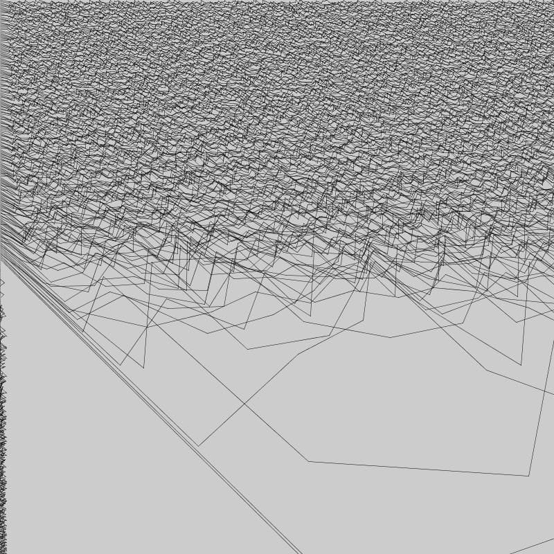 Artwork Title: Iterative Lines - Processing