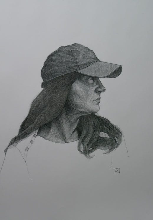 Artwork Title: Girl In Baseball Cap