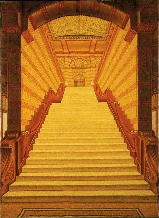Artwork Title: Opgang Stedelijke Museum (Staircase, Stedelijk Museum)