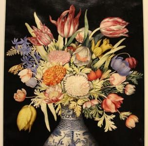 Artwork Title: Flowers in a Chinese Vase
