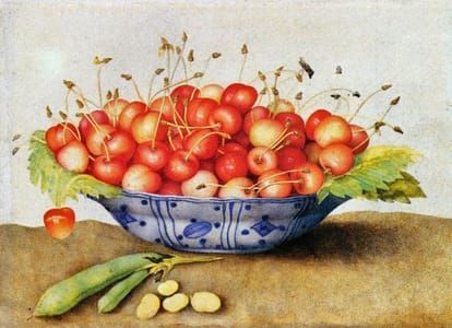 Artwork Title: Chinese Bowl with Cherries