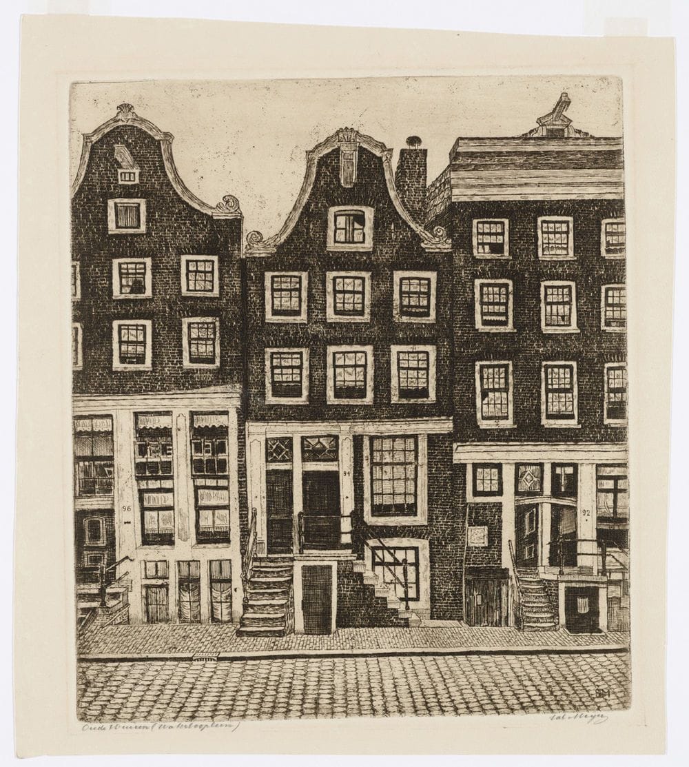 Artwork Title: Oude Huizen (Waterlooplein)