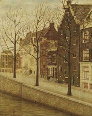 Artwork Title: View of the Recht Boomsloot, Amsterdam
