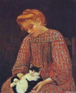 Artwork Title: La fille au chat
