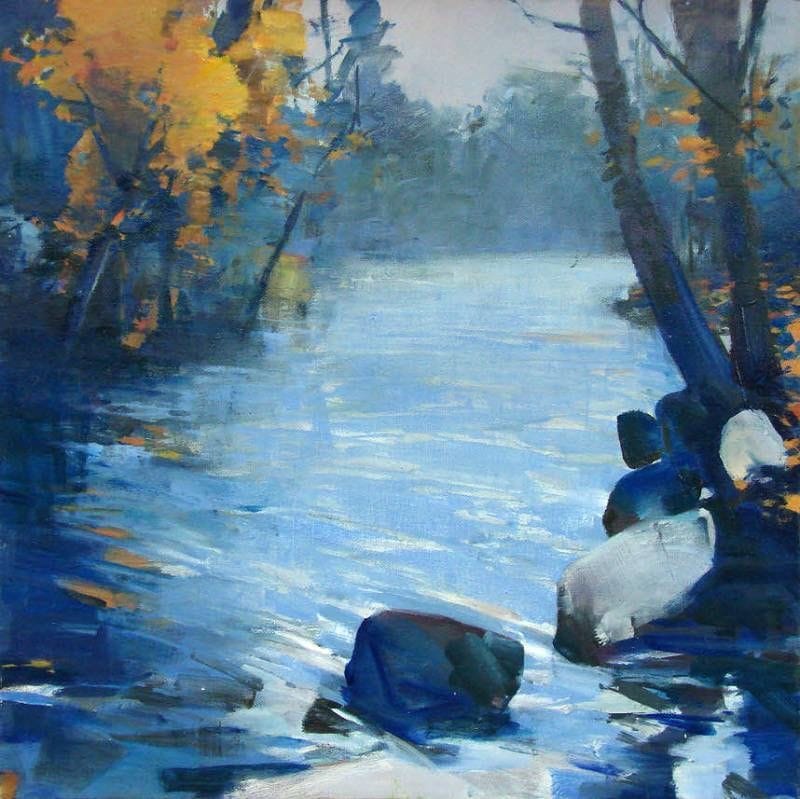 Artwork Title: Dusk on the Creek