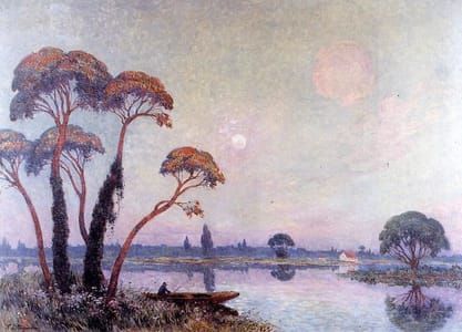 Artwork Title: Fishermen By The Banks Of The Loire