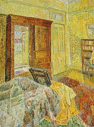 Artwork Title: Interior in yellow