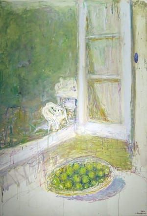 Artwork Title: La fenêtre de l'atelier des Cévennes (Studio Window)