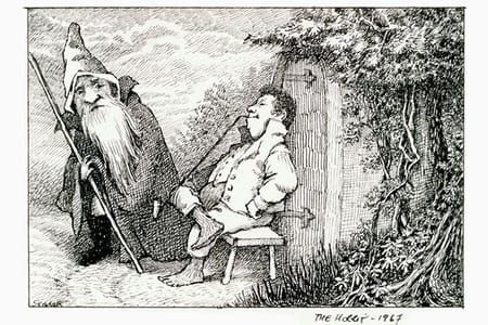 Artwork Title: Gandalf and Bilbo