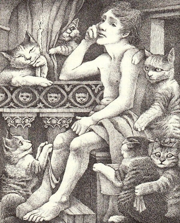 Artwork Title: The Poor Miller’s Boy and the Little Cat