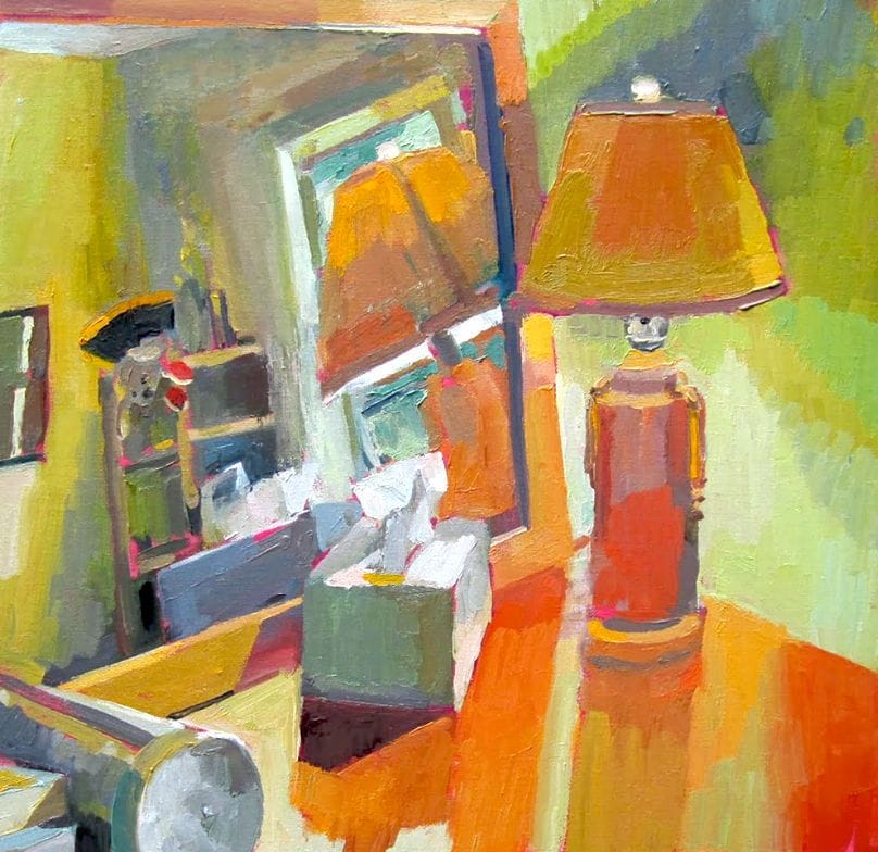 Artwork Title: Orange Lamp