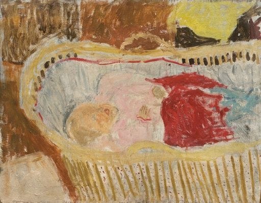 Artwork Title: Baby in Cradle