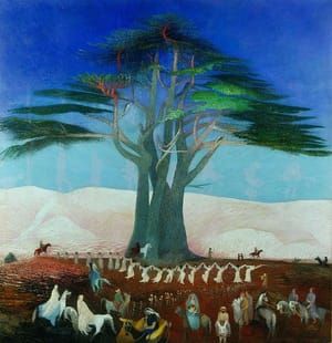 Artwork Title: Pilgrimage to the Cedars in Lebanon