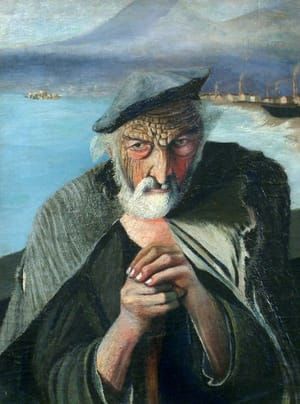 Artwork Title: Old Fisherman