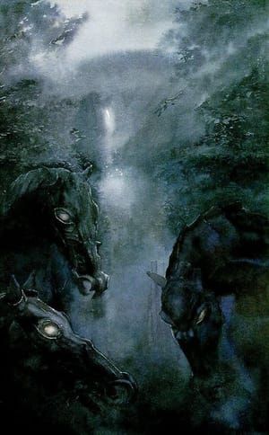 Artwork Title: The Black Horses of the Ringwraiths
