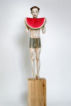 Artwork Title: Junge Mit Wassermelone