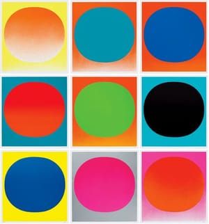 Artwork Title: WVG 126 (Mappe Rupprecht Geiger – Colour in the round), portfolio of 9 silkscreens