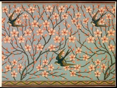 Artwork Title: Almond Blossom and Swallow