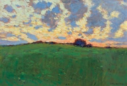 Artwork Title: Landscape at Sunset