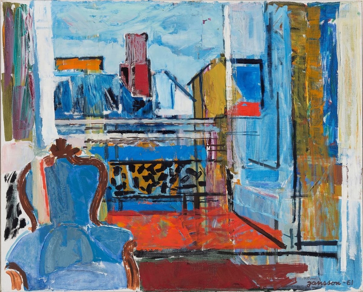 Artwork Title: The Blue Chair