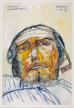 Artwork Title: Self Portrait ( Addenbrook's Hospital )