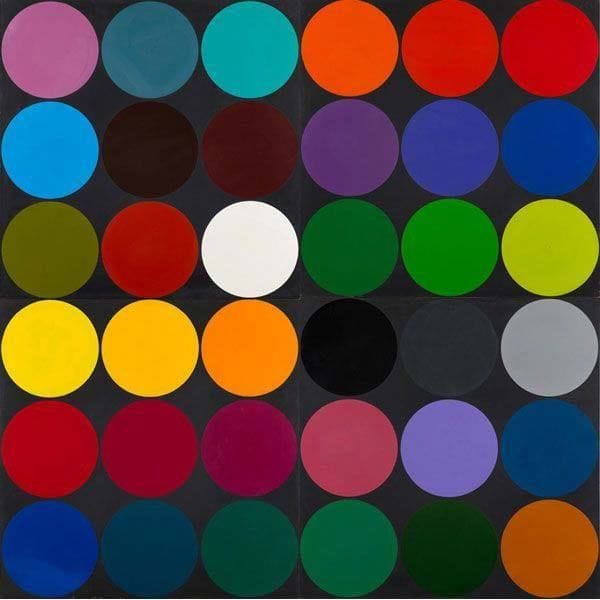 Artwork Title: Untitled (Dot painting)