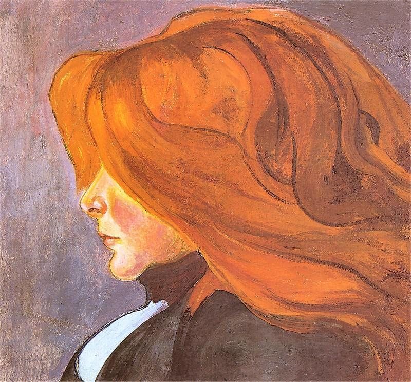 Artwork Title: Woman with Red Hair