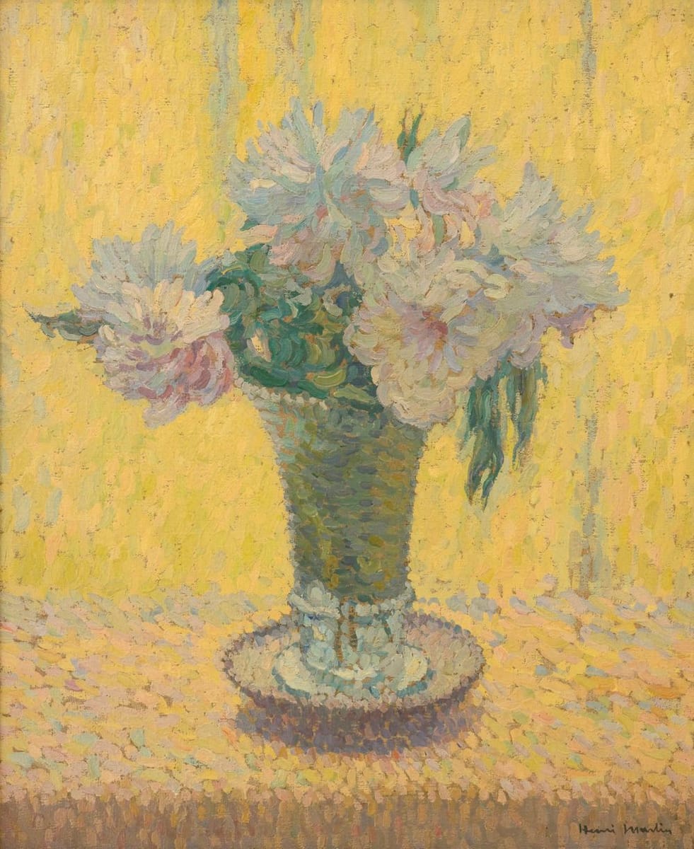 Artwork Title: Vase de fleurs