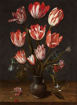 Artwork Title: Tulips in a Vase