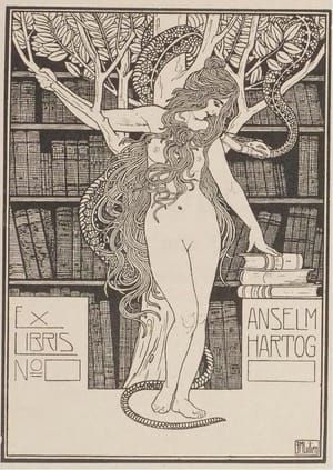 Artwork Title: Ex Libris Anselm Hartog