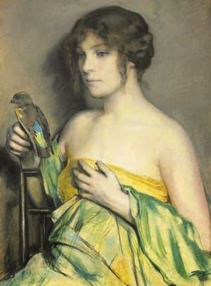 Artwork Title: Woman with a Parrot