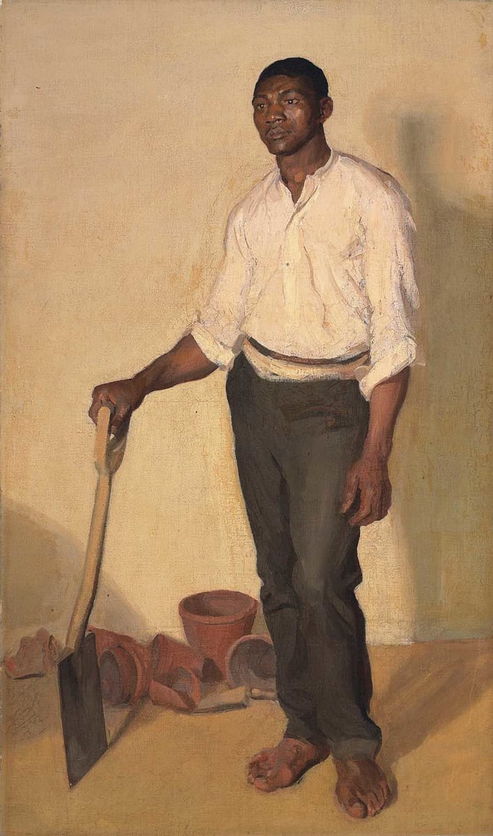 Artwork Title: Portrait of a Black Gardener
