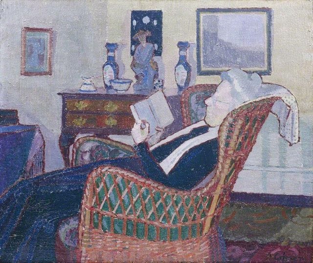Artwork Title: Interior with Artist’s Mother