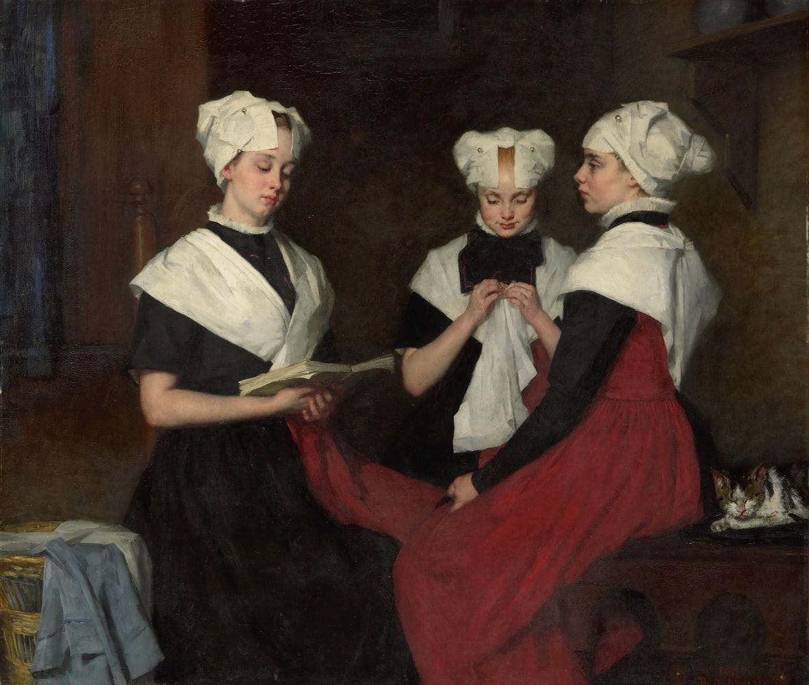 Artwork Title: Three Inmates of the Orphanage at Amsterdam