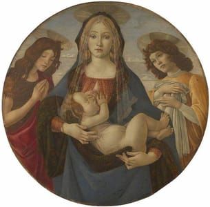 Artwork Title: The Virgin and Child with Saint John and an Angel