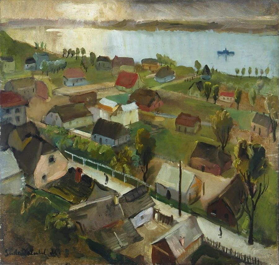 Artwork Title: Widok na Kazimierz nad Wisłą